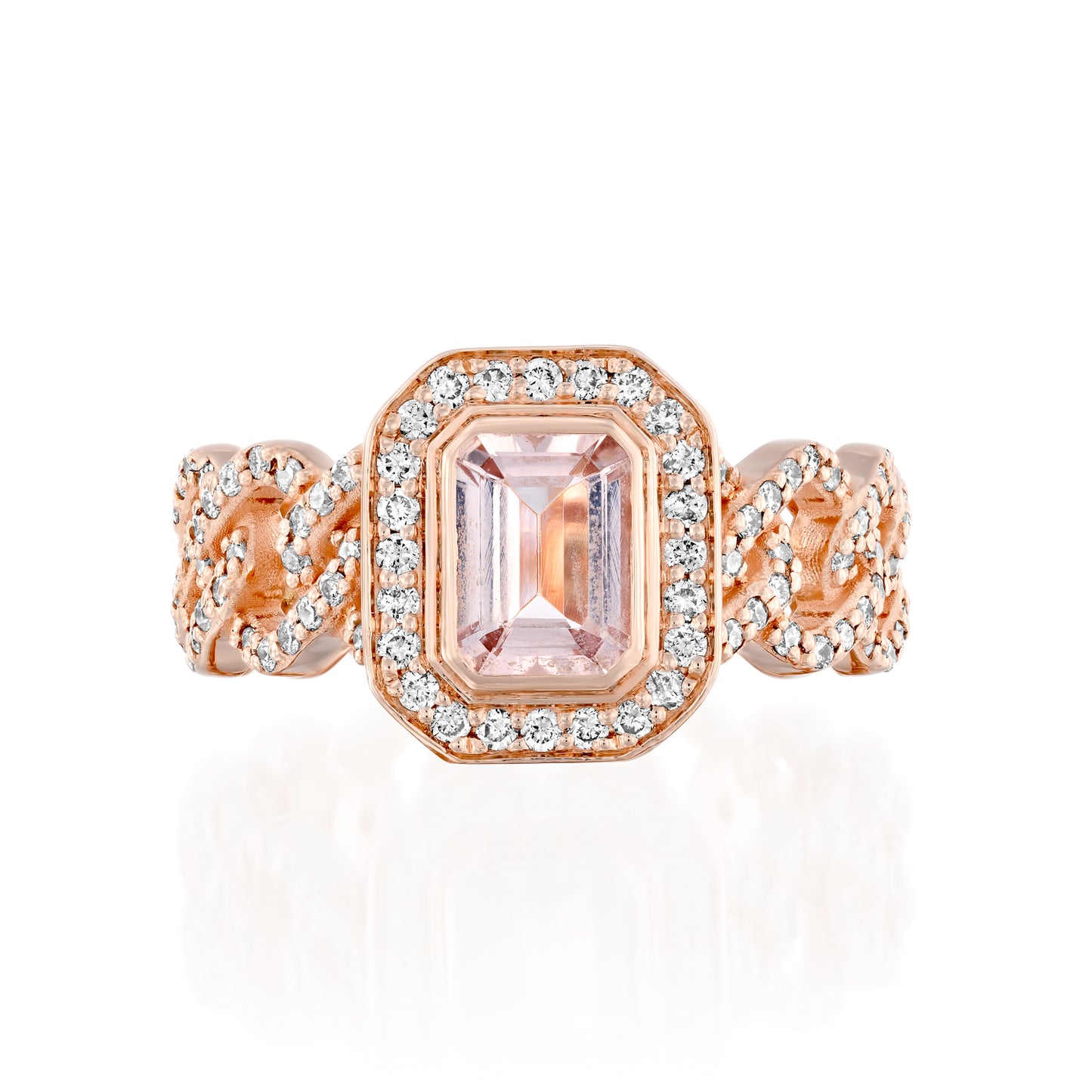 Morganite Couture Ring