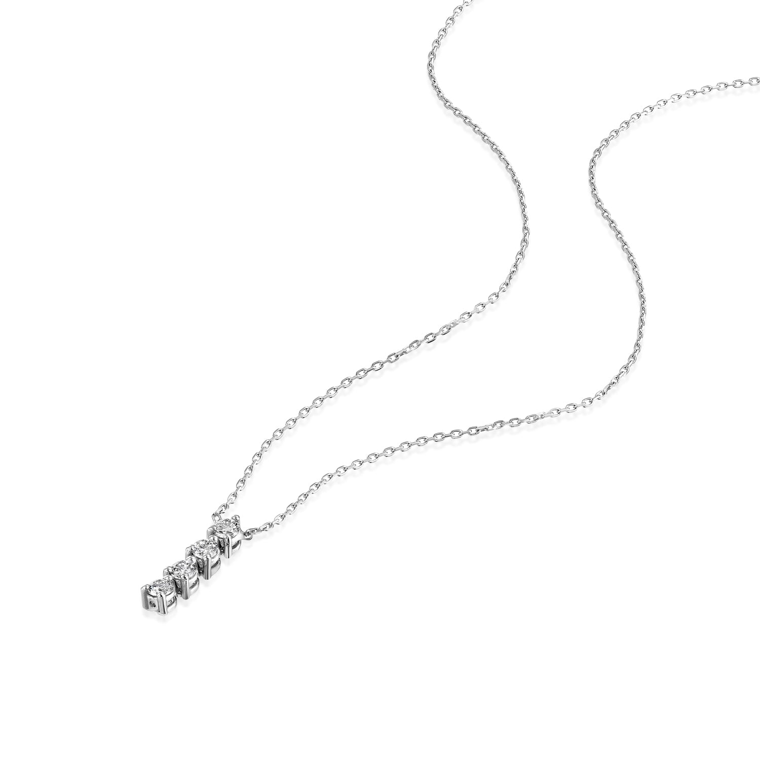 Diamonds Necklace Gold 14K