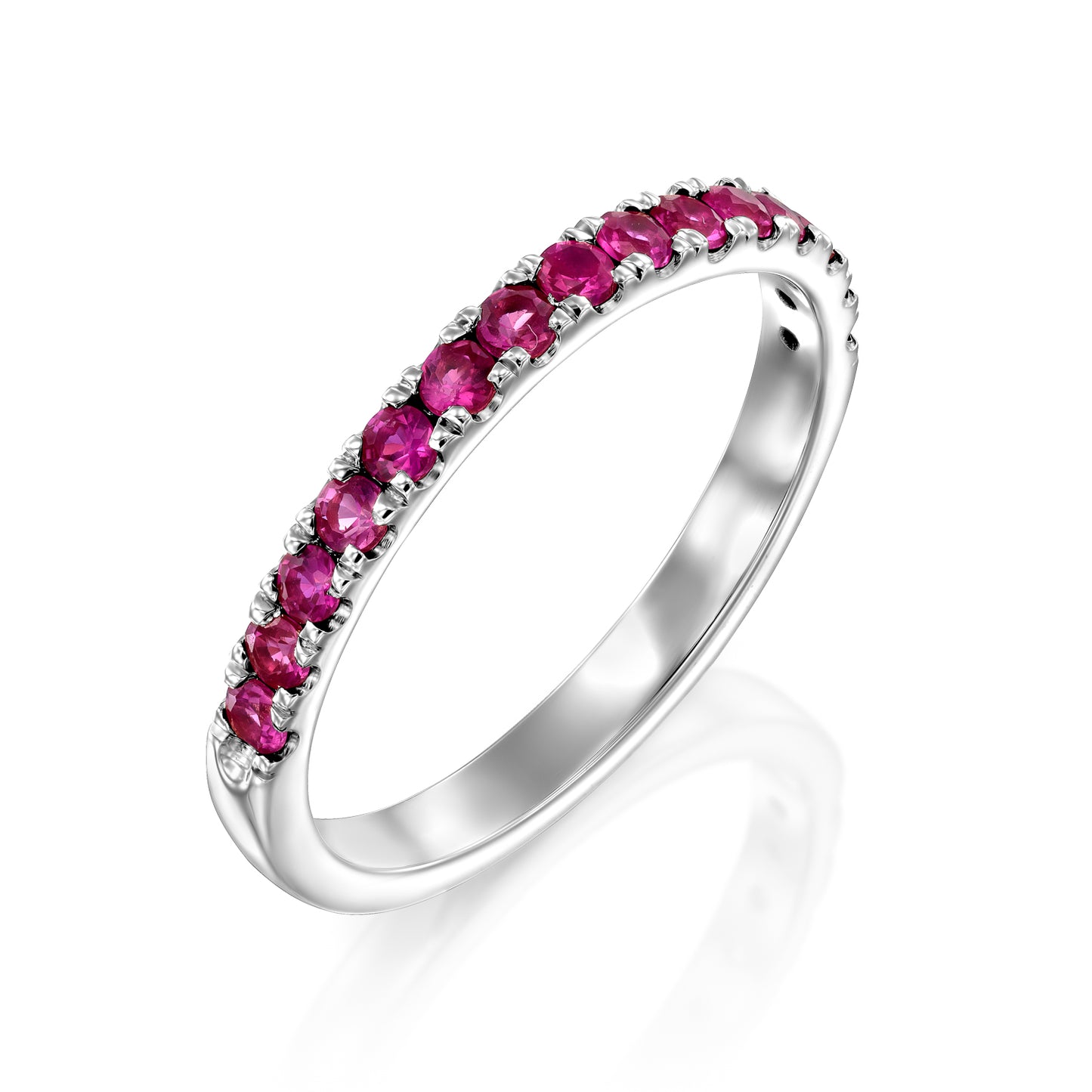 Pink Ruby Gemstone Ring Gold 14K