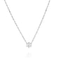 Solitaire Diamond Necklace Gold 14K